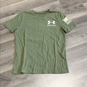Under Armour Men's Olive Freedom Tee